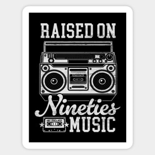 Raised on 90's Music: Funny Vintage Boom Box and Cassette Tape Sticker